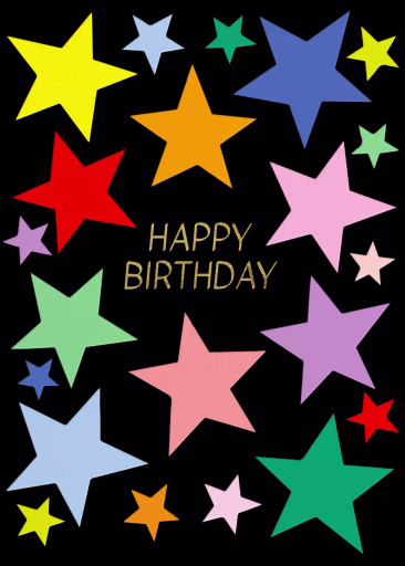 Cosmic Celebration - Birthday Card by Hartland Cards