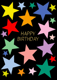 Cosmic Celebration - Birthday Card by Hartland Cards