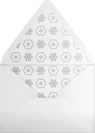 Impressed Flowers - Paperless Post Envelope