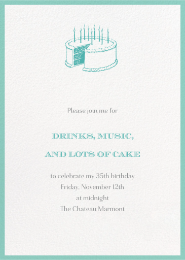 Contorno - Birthday Invitation by Paperless Post