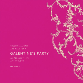 Silk Brocade I (Square) by Oscar de la Renta