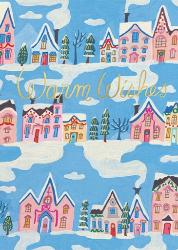 Winter Rooftops (Danielle Kroll) by Red Cap Cards
