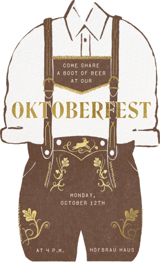 Oktoberfest Best - Invitation by Paperless Post
