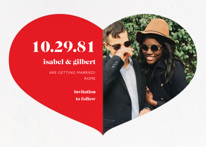 Love Saves The Date by Paperless Post