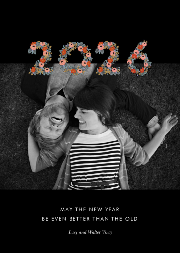 Year in Bloom (Photo) - New Year's Card by Rifle Paper Co.