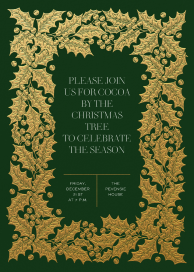 Classic Holly - Invitation by Paperless Post