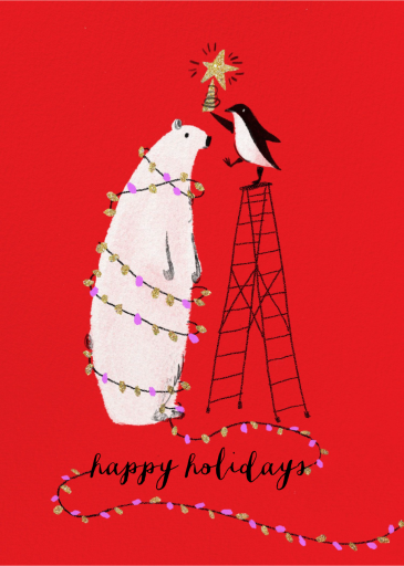 O Tannenbear (Tall) - Holiday Card by Paperless Post