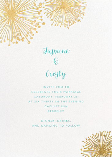 Dandelion (Invitation) - Wedding Invitation by Paperless Post