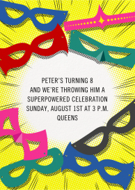Superheroes - Birthday Invitation by Paperless Post