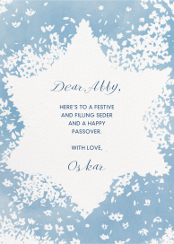 Flower Field - Passover Card by Paperless Post