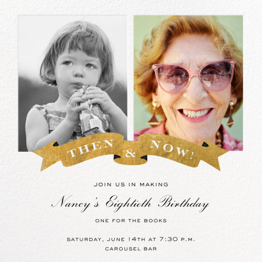 TBT Ribbon - Pet Party Invitation by Cheree Berry Paper & Design