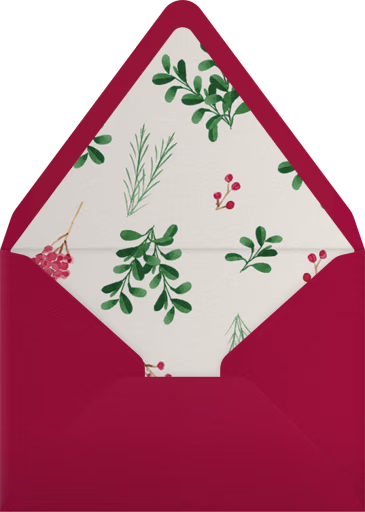 Holly Hedge - Paperless Post Envelope