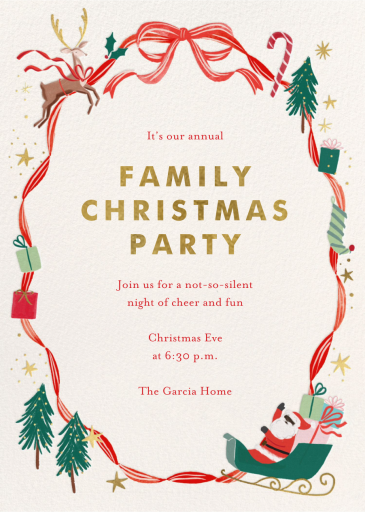 Holiday Lane - Invitation by Meri Meri