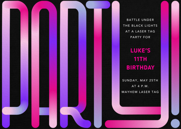 Light Bright - Birthday Invitation by Paperless Post