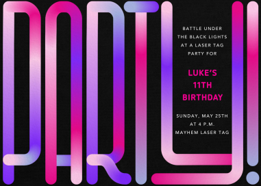 Light Bright - Birthday Invitation by Paperless Post
