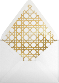 Caning - Wedding - Jonathan Adler Envelope