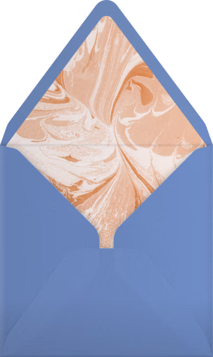 Orange Dinner Party - Iris + Marie Envelope