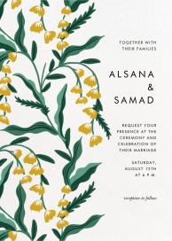 Golden Lily of the Valley - Wedding Invitation by Rifle Paper Co.