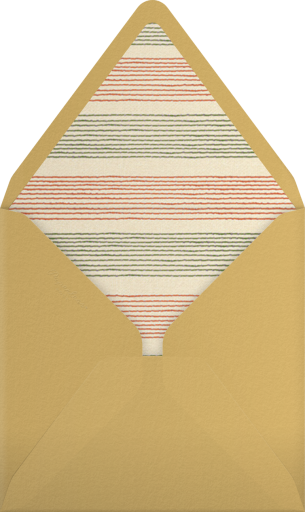 Holiday Crest - Coral & Tusk Envelope