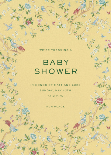 Storybook Garden - Baby Shower Invitation by Schumacher