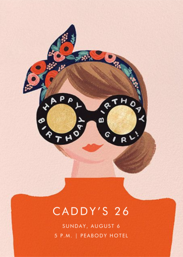 Birthday Shades - Invitation by Rifle Paper Co.