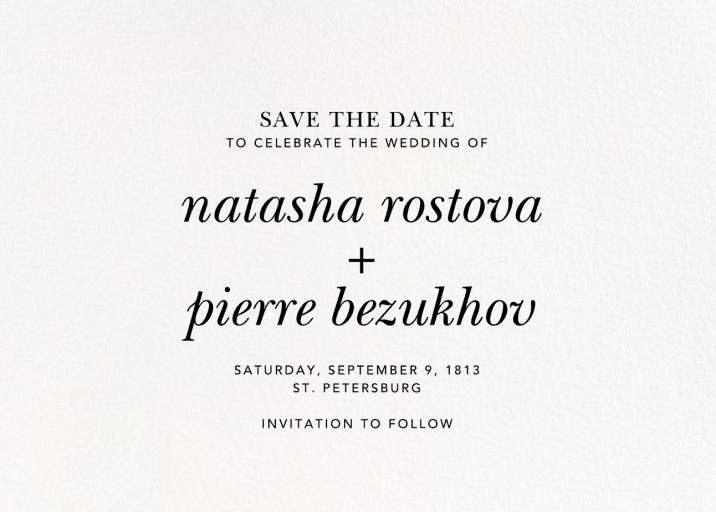 Konfetti Photo - Save the Date by Kelly Wearstler - Back