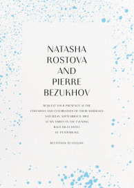 Splatter Cloth II by Paperless Post