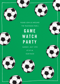 Futbol - Sports Invitation by Linda and Harriett