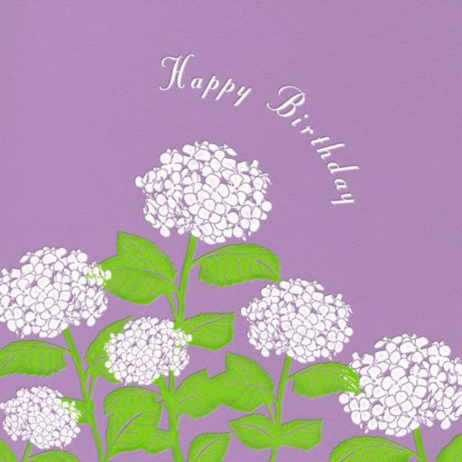 Hydrangea Birthday - Birthday Card by Paperless Post