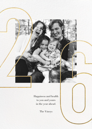 Double Digits - New Year's Card by Paperless Post