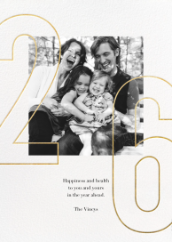 Double Digits - New Year's Card by Paperless Post