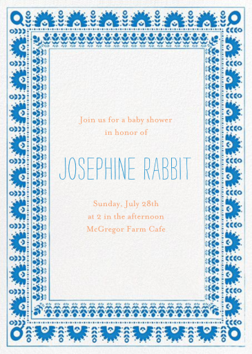 A Splendid Dutch Pot - Baby Shower Invitation by Mr. Boddington's Studio