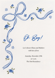 Rosy Bow by Paperless Post