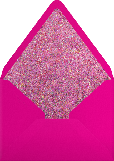 Pink Cheetah Print Invitation Envelope