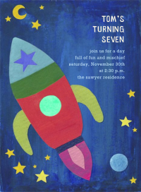 Outer Space - Birthday Invitation by Paperless Post