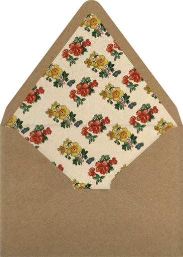 Pelargonium (Invitation) - John Derian Envelope