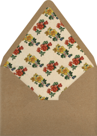 Pelargonium (Invitation) - John Derian Envelope