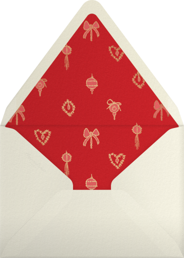 Christmas Tree Viewing - Paperless Post Envelope