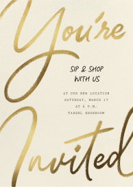 Scribble Script - Cocktail Party Invitation by Paperless Post