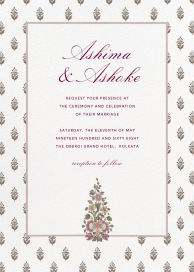 Ancestral Garden - Indian Wedding Invitation by Anita Dongre