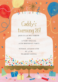 Big Cake - Birthday Invitation by Paperless Post