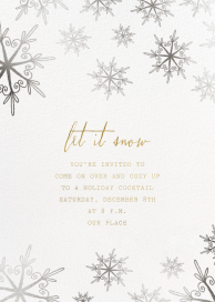 Vintage Snowflakes by Paperless Post
