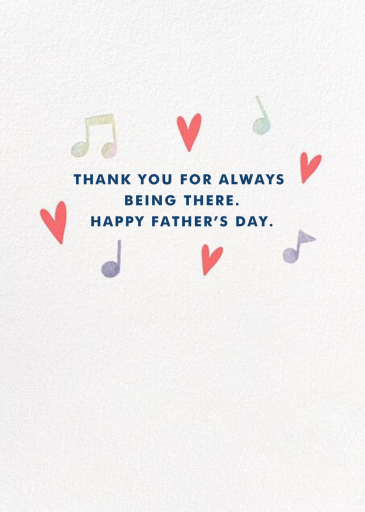 Bust a Move - Father's Day Card by Hello!Lucky - Back