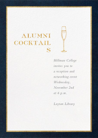 Oro (Tall) - Alumni Event Invitation by Paperless Post