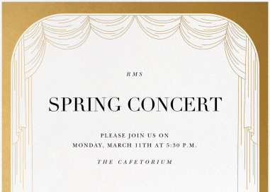 World’s a Stage - Viewing Party Invitation by Paperless Post