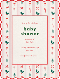 Little Holiday Things - Baby Shower Invitation by Meri Meri