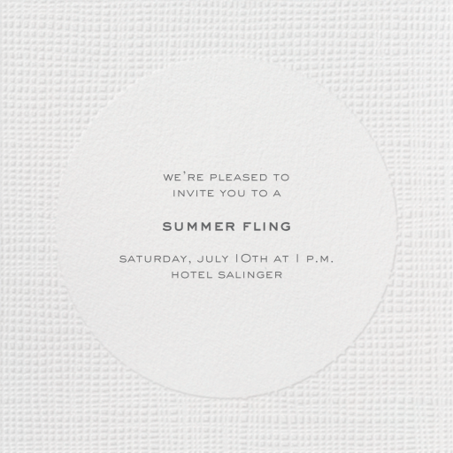 Linen - Party Invitation by Paperless Post
