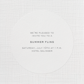 Linen - Party Invitation by Paperless Post