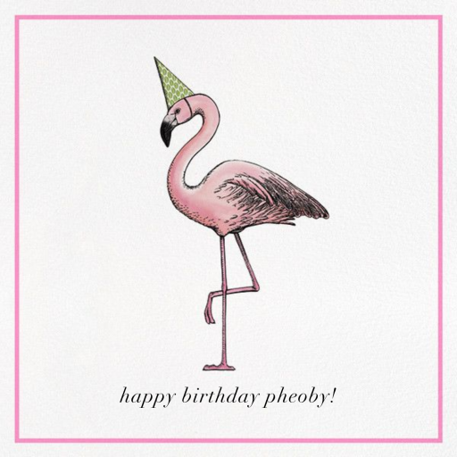 Flamingo Birthday - Birthday Card by Paperless Post