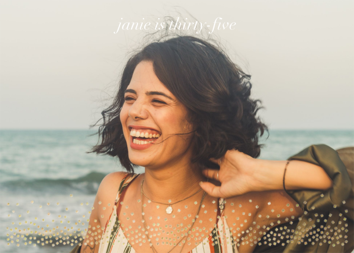 Jubilee II (Photo Save the Date) - Birthday Invitation by Kelly Wearstler